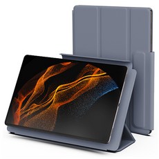 신지모루 마그네틱 폴리오 펜슬 커버 태블릿PC 케이스, 라벤더 퍼플
