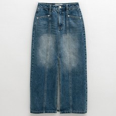 나인 세린 H라인 맥시 데님 스커트 SK-4896