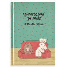 모노라이크 언매치드 프렌즈 양장 만년형 다이어리, 06Mint, 1개 06. Mint, 06 Mint