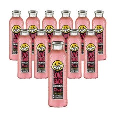 LOVE LEMON Love Lemonade粉色飲料, 12個, 475ml