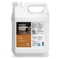 글로스브로 레더클린 가죽 세정제, 1개, 4L