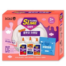보아스린 NEW 쁠루모 하퐁말 슬라임 세트, 1세트, 혼합색상 1세트, 혼합색상