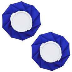 스포츠 냉각 가정용 냉찜질 얼음 주머니 딥블루 15cm, 2개