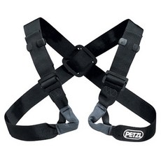 petzl Voltage尺寸可調節上部胸背帶 AP-C60, 黑色