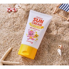 베비언스 유아용 핑크퐁 무기자차 선크림 SPF40 PA+++, 60ml, 1개