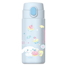 릴팡 더보틀 엣지 원터치 이중스텐 물통 시나모롤, 혼합색상, 360ml, 1개