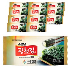 광천김 소문난 재래김, 15g, 12개