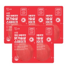씨랩 케찹 바베큐맛 닭가슴살 스테이크, 100g, 5개