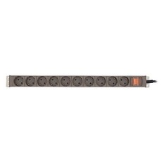 고용량 알루미늄 멀티탭 10구 AL-SW-16A4, 2.5m, 회색, 1개
