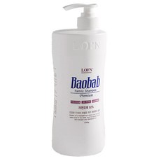 로픈 바오밥 패밀리 샴푸 푸르티 플로럴 머스크 향, 1kg, 1개 1개, 1L