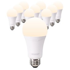 Vitson Wonha 燈泡 1 級 LED 洛克人燈泡 白色 12W YTA60Z2-122640, 日光色, 10個