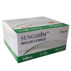 성심 인슐린 주사기 1ml, 1개