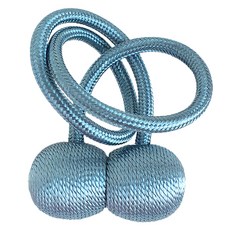 민스리빙 자석타이백 볼 커튼끈 45cm, 블루볼, 1개