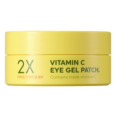 TONYMOLY 2X 維他命C眼膜，含三重維他命C, 60片, 1罐