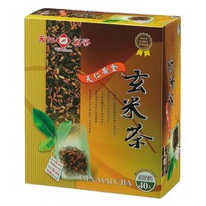 天仁茗茶 黃金玄米茶 40入 鋁箔防潮包, 3g, 40包, 1盒