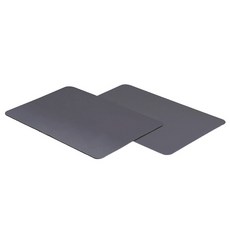 가쯔 빨아쓰는 소프트 미끄럼방지 규조토 욕실 발매트 60 x 40 cm 2p, 블랙