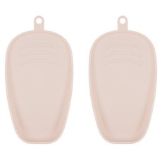 FLaiTO 韓國產矽膠胡蘿蔔湯匙架, Ivory, 2個