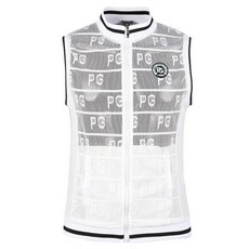 Luxgolf PG 高爾夫俱樂部男士高領全拉鍊網狀背心背心 JB4S303
