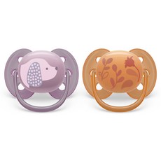 PHILIPS 飛利浦 AVENT 新安怡 新安怡超柔軟奶嘴套裝, 6至18個月, SCF091/18, 1組