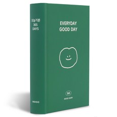인디고 오늘기분 365days 1년 데일리 다이어리, 럭키(그린), 1개
