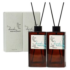 그리니움 힐디퓨저, 히노키 마운틴 깊은 산 속 산사향, 150ml, 2개