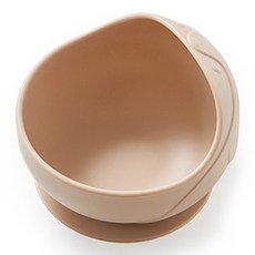 mommy's table 幼兒用Pengyami吸盤碗, 1個, 沙褐色