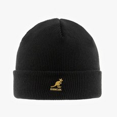 캉골 커프 풀온 아크릴 비니 2978BC BLACK/GOLD 2978 - 캉골귀달이모자