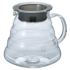 하리오 V60 렌지서버 클리어 XGSR-60-TB-EX 단품 600ml 1개