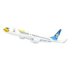 모형비행기 다이캐스트 합금 완제품 16cm, 69 녹에어 화이트 737, 1개