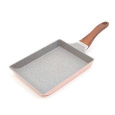 셰프리아 인덕션 IH 피크닉 마블스톤 계란말이팬 핑크, 24cm, 1개