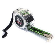 磁性雙面螢光捲尺 JWT-7525, 1個, 5m