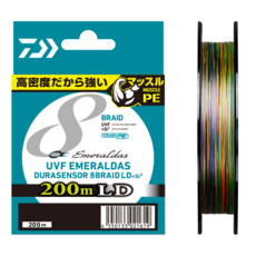 DAIWA UVF Emeraldas Dura Sense X8 LD SI2 8股編織釣魚線, 1個, 混色