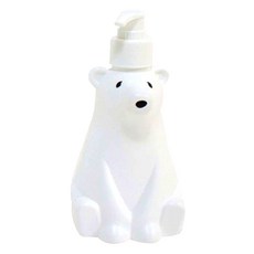 UNIQUE HOUSE HOME DECO 北極熊廚房洗碗精分配器 洗髮精補充容器 300ml, 1個, 混色