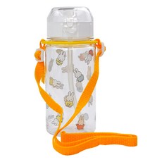kitchen U Miffy肩背吸管水瓶, 1個, 混色, 350ml