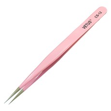 BITUS 鑷子 CS-12, 粉色的, 1個, 粉色