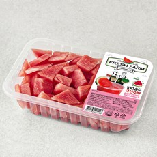 프레쉬팜 바로 갈아먹는 주스용 수박, 1kg, 1개