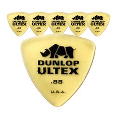 Dunlop 울텍스 트라이앵글 기타 픽크 6p + 카누벨 픽크 3p, 1세트 6개