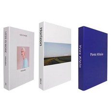 DAEHAN 拍攝道具模型書 感性室內裝飾假書 3種組, Less is More+Horizon+Yves Klein