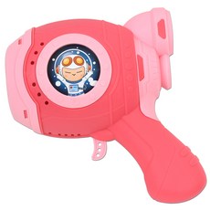 OZ TOY 兒童太空肥皂泡泡自動泡泡槍+液體 50ml組, 粉色的, 1組
