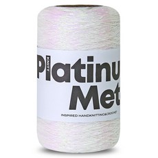 니뜨 플래티넘 메탈 뜨개실 100g, 오로라, 1개