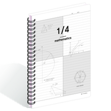 위드나 4분할 PP 수학노트 80-0102, 랜덤발송, 1개