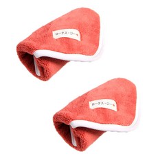 언헤브 부드러운 핸드타월 30 x 30 cm, 02 레드, 2개