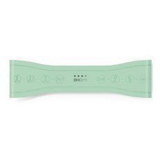 오짐 더블 논슬립 루프밴드 3단계, 그린, 1개 그린, 1개