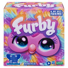 Hasbro 孩之寶 Furby 菲比小精靈 電子互動絨毛玩偶, 彩色, 1盒