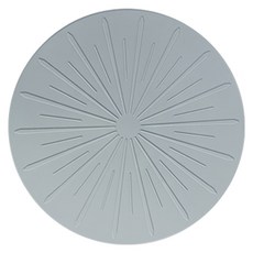 월드크린 실리콘 인덕션 보호매트 대 25cm, 그레이, 1개