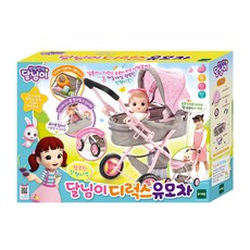 토이트론 달님이 디럭스 유모차 소꿉놀이, 혼합색상, 1개