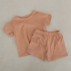 PEEKABOO 童款Pongpong洞洞短袖短褲套裝