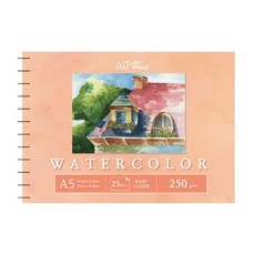 DOOSUNG PAPER Art Prince水彩畫用水彩素描本 250g W03, A5, 1個, 25張