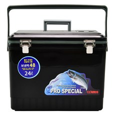 韓國 cosmos 釣魚兼用手把保冰箱 WJ-N712, 黑色, 24L, 1個