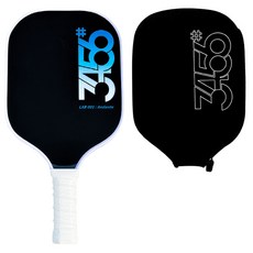 3456# Pickleball Andante球拍+頭套, 1組, 黑色
